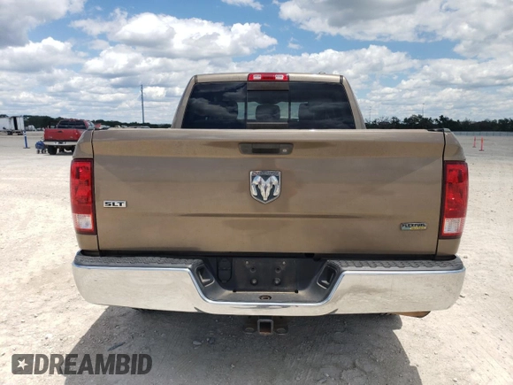 2009 Dodge 1500 SLT with VIN 1D3HB13P89S750668, listed as a Copart auction lot 56528835 with 124,059 mi miles and Clean Title. Bid and sale history available at DreamBid. Image 6.