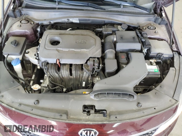2018 Kia Optima LX with VIN 5XXGT4L33JG265983, listed as a Copart auction lot 53722745 with 82,233 mi miles and Salvage title. Bid and sale history available at DreamBid. Image 11.