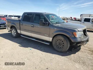 2012 Ford F-150 XL with VIN 1FTFW1CT0CKE06115, listed as a Copart auction lot 49983795 with 151,928 mi miles and Salvage Title. Bid and sale history available at carsss.com. Image 4.