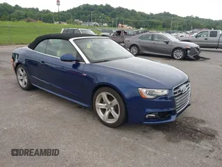 2016 Audi A5 Premium Plus z VIN WAUM2AFH7GN004300, wystawiony jako IAAI lot #39988884 z przebiegiem 34 283 mil mil oraz . Historia ofert i sprzedaży dostępna na DreamBid. Obrazek 1.
