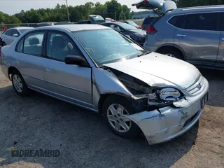 2003 Honda Civic LX z VIN 2HGES16583H596677, wystawiony jako IAAI lot #42367306 z przebiegiem 235 092 mil mil oraz . Historia ofert i sprzedaży dostępna na DreamBid. Obrazek 1.