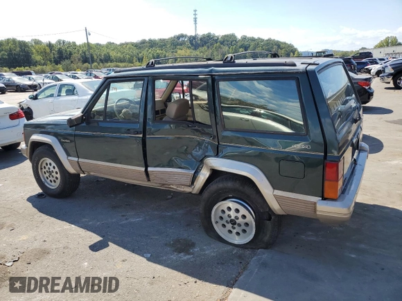 1993 Jeep Cherokee Country with VIN 1J4FJ78S4PL517648, listed as a Copart auction lot 72383564 with 127,156 mi miles and Salvage Title. Bid and sale history available at carsss.com. Image 2.