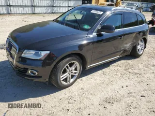 2014 Audi Q5 Premium Plus with VIN WA1LFAFP6EA037491, listed as a Copart auction lot 53580425 with 130,542 mi miles and Salvage Title. Bid and sale history available at carsss.com. Image 1.