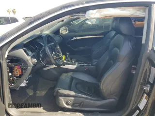 2011 Audi A5 Premium Plus with VIN WAULFAFR6BA034722, listed as a Copart auction lot 58052455 with 119,615 mi miles and Salvage title. Bid and sale history available at DreamBid. Image 7.