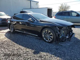 2018 Lexus LS with VIN JTHB5LFF6J5006184, listed as a Copart auction lot 46463555 with 34,506 mi miles and Salvage Title. Bid and sale history available at carsss.com. Image 4.
