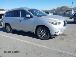 2015 Infiniti QX60 with VIN 5N1AL0MN0FC502107, listed as a IAAI auction lot 41793449 with 180,961 mi miles. Bid and sale history available at carsss.com. Image 1.