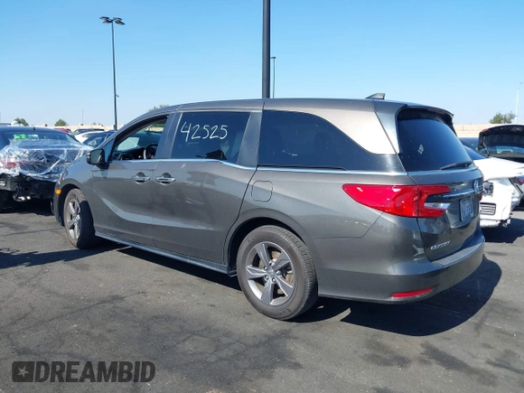 2022 Honda Odyssey EX with VIN 5FNRL6H51NB003886, listed as a IAAI auction lot 41542525 with 68,031 mi miles and . Bid and sale history available at DreamBid. Image 15.