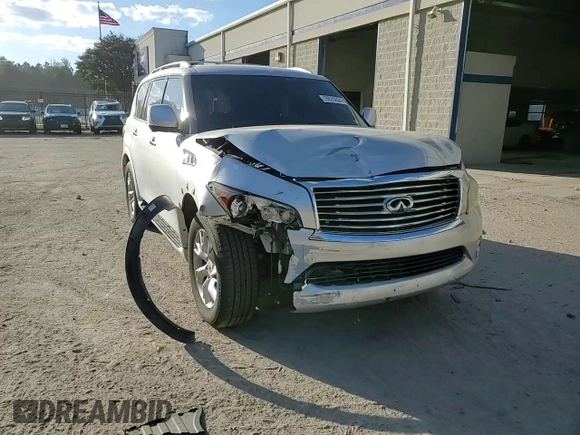 2011 Infiniti QX56 7-passenger with VIN JN8AZ2NE3B9005965, listed as a Copart auction lot 79526624 with 169,888 mi miles and Salvage Title. Bid and sale history available at carsss.com. Image 11.