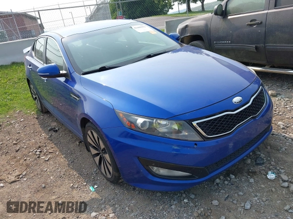 2013 Kia Optima SX with VIN 5XXGR4A62DG092005, listed as a IAAI auction lot 42480351 with 241,614 mi miles and . Bid and sale history available at DreamBid. Image 1.