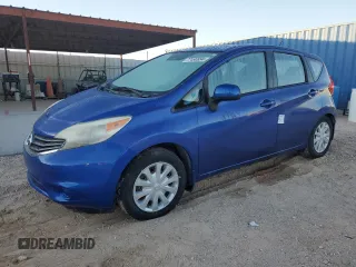2014 Nissan Note S Plus with VIN 3N1CE2CP6EL404937, listed as a Copart auction lot 77490694 with Not provided miles and Salvage title. Bid and sale history available at DreamBid. Image 1.