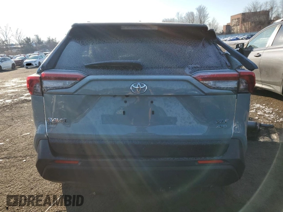 2019 Toyota RAV4 XLE with VIN JTMP1RFV5KD017214, listed as a Copart auction lot 88239775 with Not Provided miles and Salvage Title. Bid and sale history available at DreamBid. Image 6.