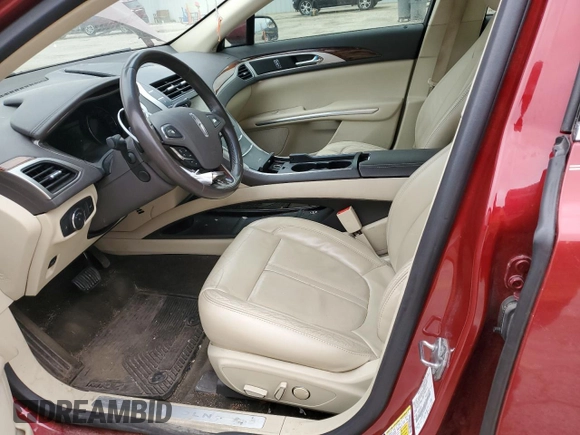 2015 Lincoln MKZ with VIN 3LN6L2JK4FR617273, listed as a Copart auction lot 49673915 with 134,224 mi miles and Salvage title. Bid and sale history available at DreamBid. Image 7.