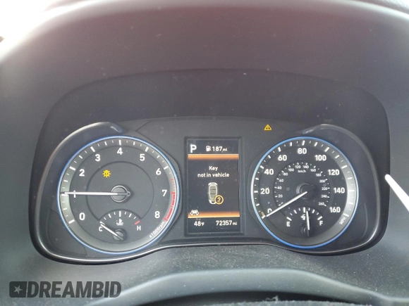 2020 Hyundai Kona Limited with VIN KM8K33A55LU492996, listed as a Copart auction lot 85441664 with 72,357 mi miles and Salvage Title. Bid and sale history available at carsss.com. Image 9.