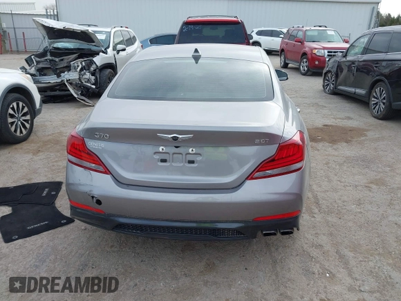2021 Genesis G70 2.0T with VIN KMTG64LA9MU073635, listed as a IAAI auction lot 41829019 with 47,186 mi miles and . Bid and sale history available at DreamBid. Image 16.