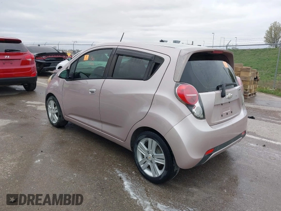 2013 Chevrolet Spark LS with VIN KL8CB6S97DC589891, listed as a IAAI auction lot 41909088 with 144,480 mi miles. Bid and sale history available at carsss.com. Image 3.