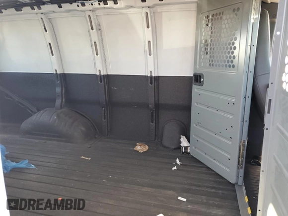 2017 GMC Savana Cargo Van with VIN 1GTW7AFF3H1283443, listed as a Copart auction lot 76505454 with 0 mi miles and Salvage Title. Bid and sale history available at carsss.com. Image 11.