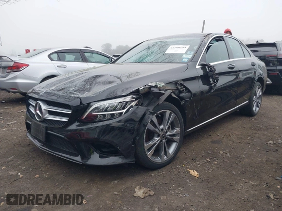 2019 Mercedes-Benz C 300 with VIN 55SWF8EB8KU291190, listed as a IAAI auction lot 41900184 with 48,541 mi miles and . Bid and sale history available at DreamBid. Image 2.