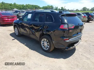 2020 Jeep Cherokee Latitude with VIN 1C4PJLCX1LD522106, listed as a IAAI auction lot 42329192 with 54,325 mi miles and . Bid and sale history available at DreamBid. Image 3.