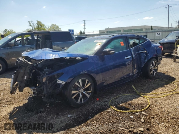 2017 Nissan Maxima SV with VIN 1N4AA6AP5HC370327, listed as a Copart auction lot 58392405 with Not provided miles and Salvage title. Bid and sale history available at DreamBid. Image 1.