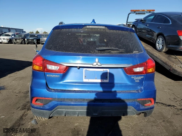 2018 Mitsubishi Outlander Sport SEL 2.4 with VIN JA4AR4AW9JU002838, listed as a Copart auction lot 84765024 with 85,998 mi miles and Salvage Title. Bid and sale history available at carsss.com. Image 6.