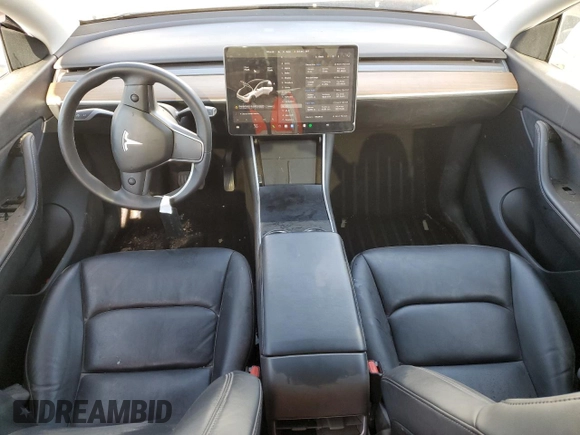 2020 Tesla Model Y Long Range with VIN 5YJYGDEE8LF008346, listed as a Copart auction lot 52863725 with 60,378 mi miles and Salvage Title. Bid and sale history available at DreamBid. Image 8.