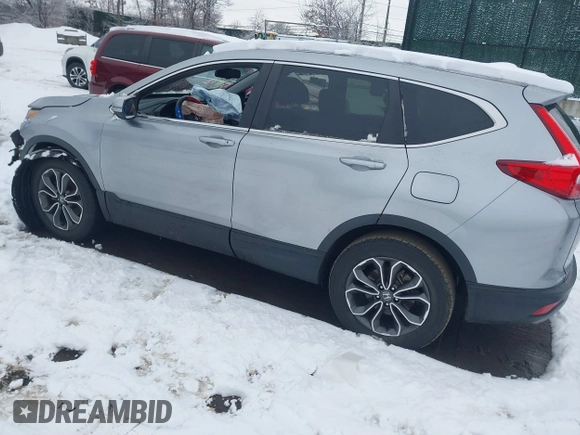 2020 Honda CR-V EX-L with VIN 5J6RW2H89LA021403, listed as a IAAI auction lot 41477146 with 52,210 mi miles and . Bid and sale history available at DreamBid. Image 3.