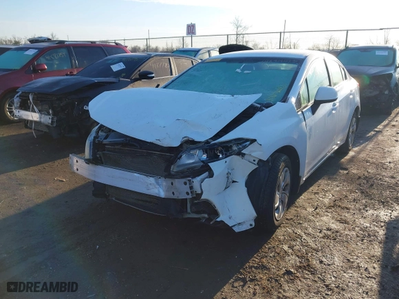 2013 Honda Civic Sdn LX with VIN 19XFB2F54DE003872, listed as a IAAI auction lot 41894513 with 113,253 mi miles. Bid and sale history available at carsss.com. Image 18.