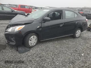 2024 Mitsubishi Mirage ES z VIN ML32FUFJ6RHF10050, wystawiony jako Copart lot #48603355 z przebiegiem 13 764 mil mil oraz Szkody całkowita. Historia ofert i sprzedaży dostępna na DreamBid. Obrazek 1.