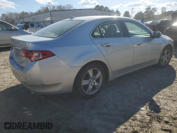 2011 Acura TSX with VIN JH4CU2F68BC017671, listed as a Copart auction lot 50633845 with 249,690 mi miles and Salvage Title. Bid and sale history available at carsss.com. Image 3.