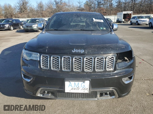 2017 Jeep Grand Cherokee Overland with VIN 1C4RJFCT9HC822898, listed as a Copart auction lot 86567034 with 120,699 mi miles and Salvage Title. Bid and sale history available at carsss.com. Image 5.