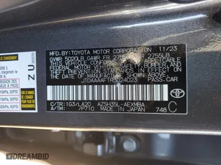 2024 Toyota Crown XLE with VIN JTDAAAAF1R3024023, listed as a Copart auction lot 75337084 with 6,247 mi miles and Salvage Title. Bid and sale history available at carsss.com. Image 12.