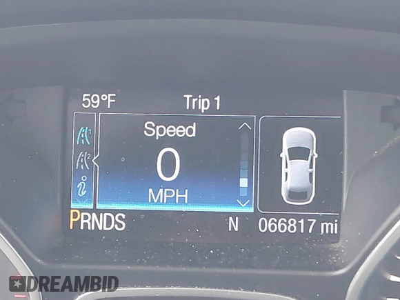 2016 Ford Escape Titanium with VIN 1FMCU9J92GUB13000, listed as a IAAI auction lot 41725258 with 66,817 mi miles. Bid and sale history available at carsss.com. Image 14.