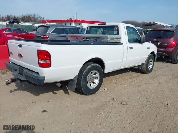 2009 Ford Ranger XL with VIN 1FTYR10D79PA36371, listed as a IAAI auction lot 41784651 with 217,949 mi miles. Bid and sale history available at carsss.com. Image 4.