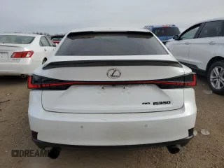 2015 Lexus IS 350 with VIN JTHCE1D24F5007057, listed as a Copart auction lot 41545335 with 73,871 mi miles and Salvage Title. Bid and sale history available at DreamBid. Image 6.