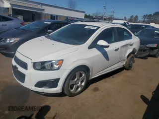 2014 Chevrolet Sonic LTZ with VIN 1G1JE5SB7E4202652, listed as a Copart auction lot 48540805 with 128,328 mi miles and Salvage Title. Bid and sale history available at carsss.com. Image 1.