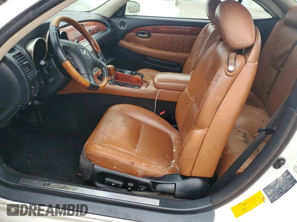 2002 Lexus SC with VIN JTHFN48Y720001922, listed as a Copart auction lot 75008854 with Not Provided miles and Non Repairable. Bid and sale history available at carsss.com. Image 7.