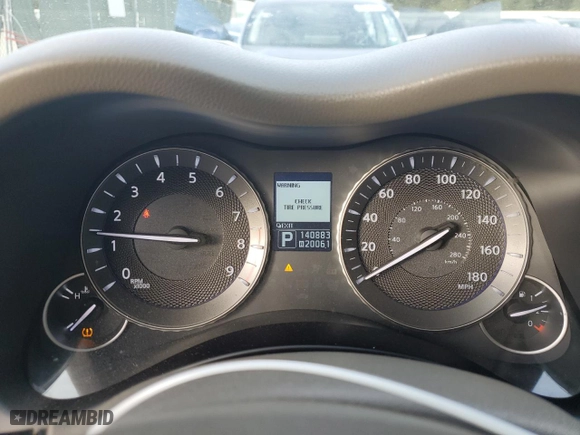 2012 Infiniti M37 with VIN JN1BY1AP9CM334966, listed as a Copart auction lot 89177485 with 140883 miles and Salvage Title. Bid and sale history available at carsss.com. Image 9.