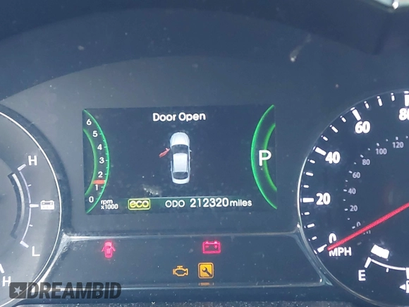 2013 Kia Optima EX with VIN KNAGM4AD8D5053675, listed as a IAAI auction lot 42000423 with 212,320 mi miles and . Bid and sale history available at carsss.com. Image 15.