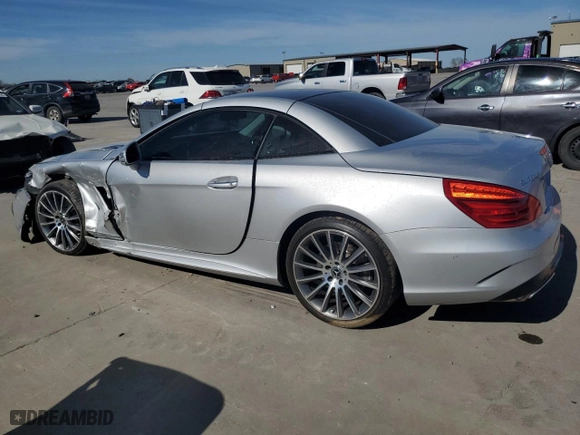 2019 Mercedes-Benz SL with VIN WDDJK6GA1KF055546, listed as a Copart auction lot 50494525 with 23,765 mi miles and Salvage Title. Bid and sale history available at carsss.com. Image 2.