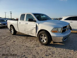 2010 Dodge Ram 1500 ST with VIN 1D7RB1GK2AS196274, listed as a Copart auction lot 80502814 with 243,641 mi miles and Salvage Title. Bid and sale history available at carsss.com. Image 4.