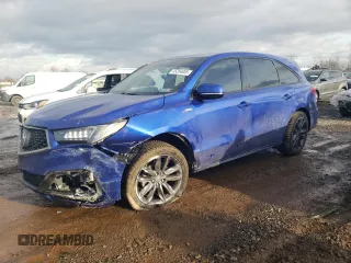 2019 Acura MDX Technology with VIN 5J8YD4H08KL011219, listed as a Copart auction lot 45354005 with Not provided miles and Salvage title. Bid and sale history available at DreamBid. Image 1.