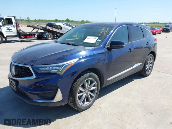 2021 Acura RDX w/Technology Package with VIN 5J8TC1H57ML007284, listed as a IAAI auction lot 41991291 with 35,472 mi miles. Bid and sale history available at carsss.com. Image 16.