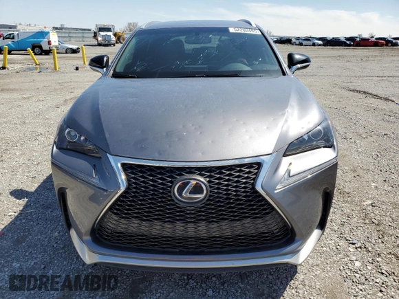 2017 Lexus NX 200t with VIN JTJYARBZ1H2070216, listed as a Copart auction lot 52200465 with 90,668 mi miles and Salvage title. Bid and sale history available at DreamBid. Image 5.