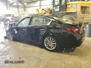 2018 Infiniti Q50 Luxe with VIN JN1CV7AR9JM280079, listed as a Copart auction lot 47115965 with 68,241 mi miles and Clean Title. Bid and sale history available at DreamBid. Image 2.