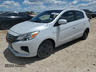 2022 Mitsubishi Mirage ES with VIN ML32AUHJ7NH001880, listed as a Copart auction lot 56552955 with 29,415 mi miles and Salvage title. Bid and sale history available at DreamBid. Image 1.
