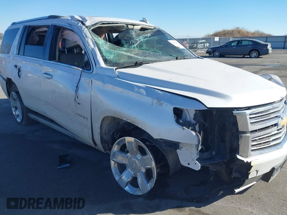 2016 Chevrolet Tahoe LTZ z VIN 1GNSKCKC0GR214110, wystawiony jako IAAI lot #41680822 z przebiegiem 60 271 mil mil oraz . Historia ofert i sprzedaży dostępna na DreamBid. Obrazek 1.