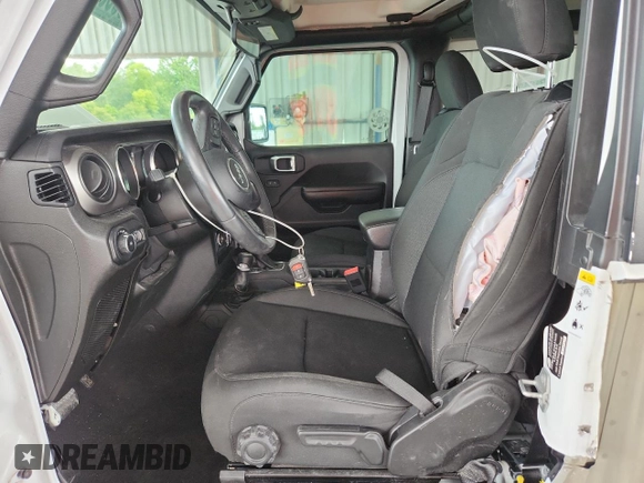 2019 Jeep Wrangler Sport S with VIN 1C4GJXAG5KW641192, listed as a Copart auction lot 59960325 with 25,855 mi miles and Salvage title. Bid and sale history available at DreamBid. Image 7.
