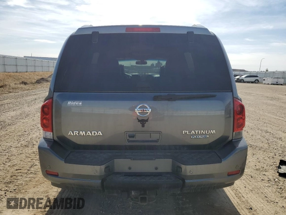 2015 Nissan Armada Platinum z VIN 5N1BA0NE4FN609366, wystawiony jako Copart lot #48256155 z przebiegiem 125 468 mil mil oraz Szkoda całkowita • Salvage title. Historia ofert i sprzedaży dostępna na DreamBid. Obrazek 6.