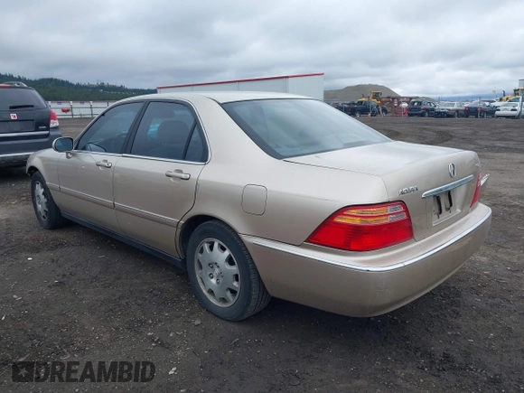 2000 Acura RL with VIN JH4KA9657YC008473, listed as a IAAI auction lot 41935155 with 216,629 mi miles. Bid and sale history available at carsss.com. Image 3.