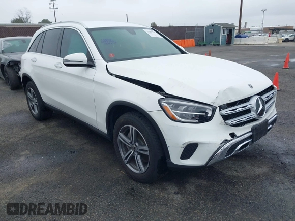 2020 Mercedes-Benz GLC with VIN W1N0G8DB6LF801516, listed as a IAAI auction lot 41902240 with 67,119 mi miles. Bid and sale history available at carsss.com. Image 1.